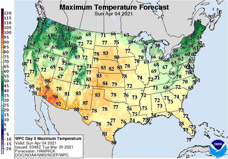 Day 5 Maximum Temperature